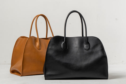 leather tote